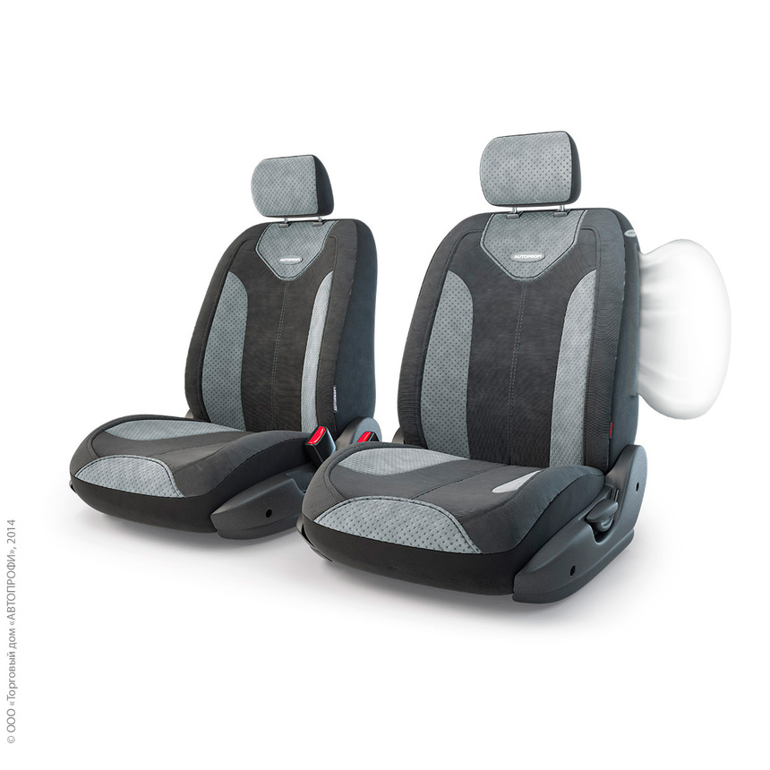 Чехлы на сиденья трансформеры MATRIX передний ряд TRS/MTX-001 BK/D.GY