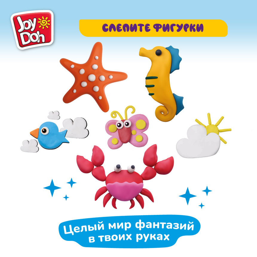 Масса для лепки Joy-Doh, набор из 20 баночек 85 г POT-20/085 pack