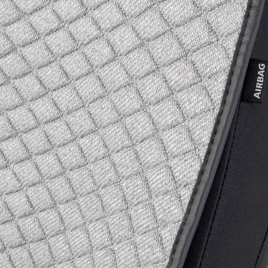 Накидки на передние сиденья "Car Performance", 2 шт., fiberflax CUS-1032 GY