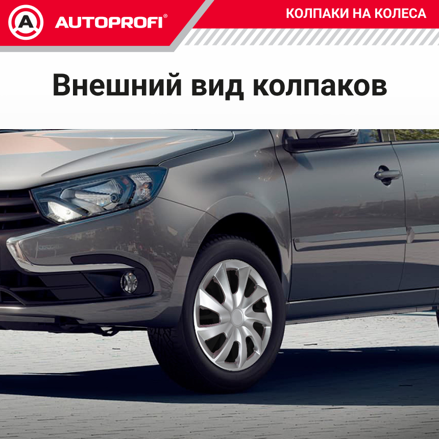 Колпаки на колёса AUTOPROFI WC-2015 SILVER (14)