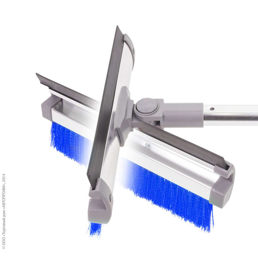 Щетка для снега "AUTOPROFI" SB-1462 GY/BL