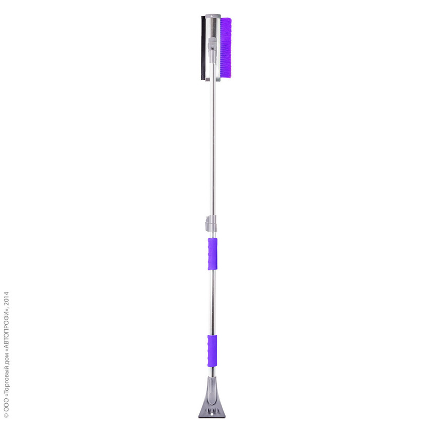 Щетка для снега "AUTOPROFI" SB-1462 GY/ORANGE