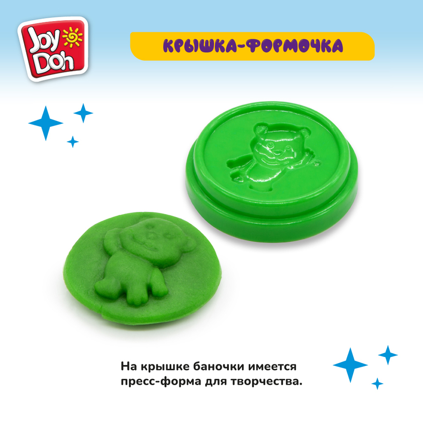 Масса для лепки Joy-Doh, набор из 8 баночек 56 г POT-08/056