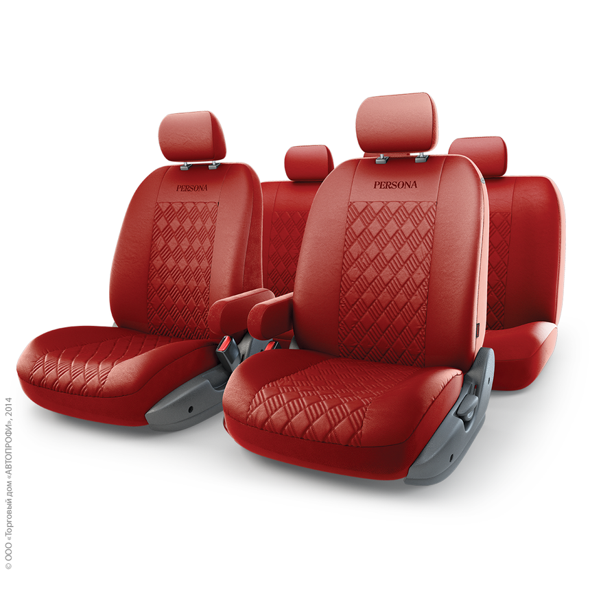 Чехлы на сиденья универсальные экокожа PERSONA FULL (M) PER-1305GF PIMENTO