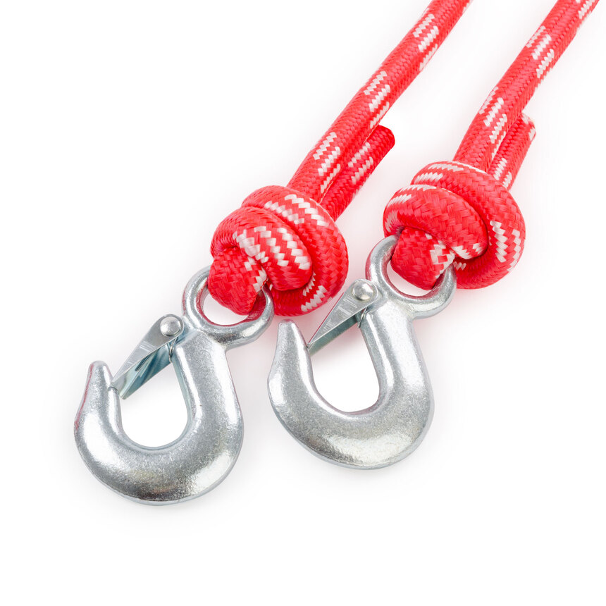 Трос буксировочный веревочный "AUTOPROFI" 12 т, 5 м, 2 крюка, сумка TRV-120/1