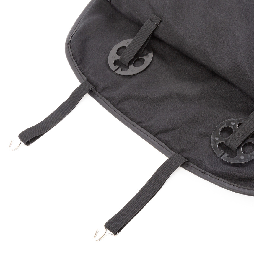 Комплект универсальных накидок на передние сиденья "CarPerformance", 2 шт., алькантара CP-210A BK