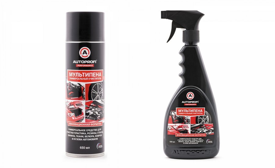 Универсальные очистители для авто в баллонах и флаконах
