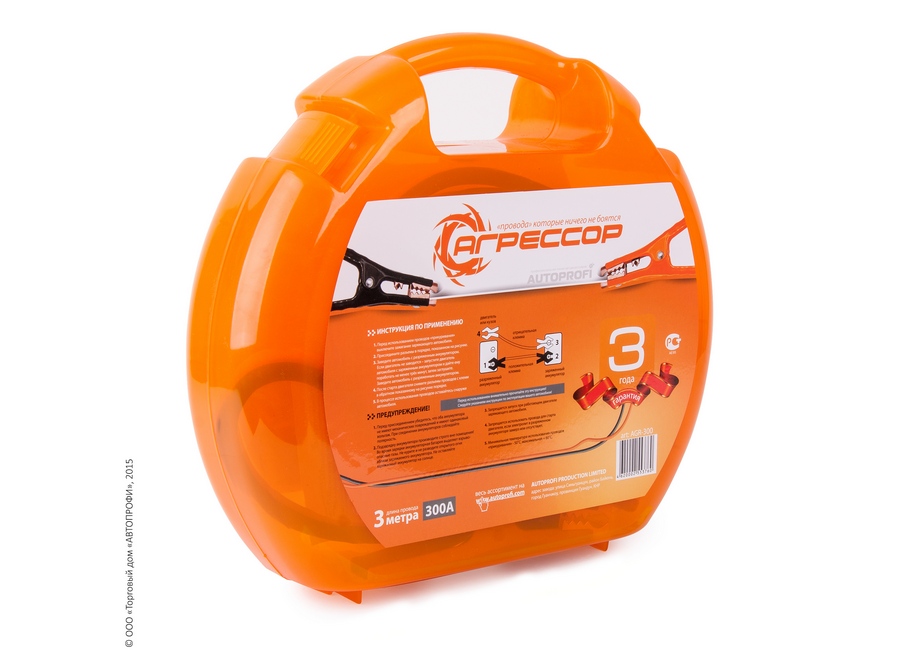 Инструкция на упаковке проводов прикуривания